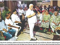 Centre deprived J&K people of political rights: Sadhotra