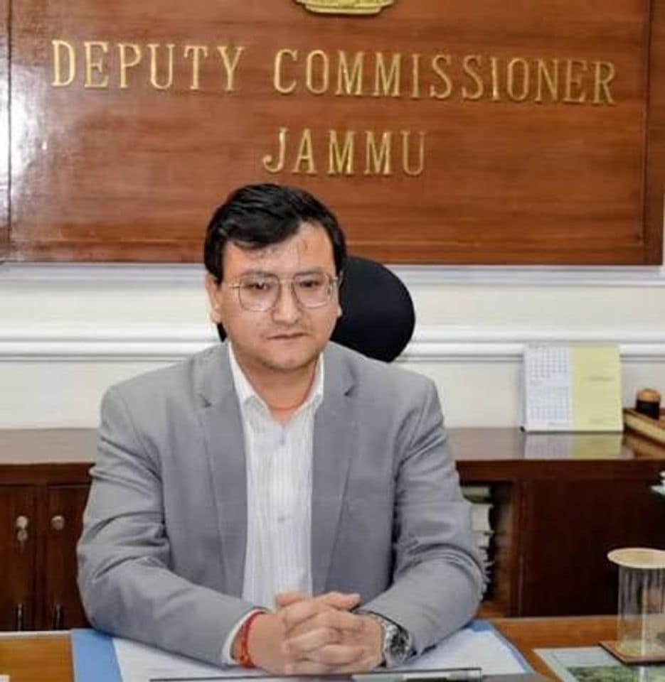 Minga Sherpa assumes charge as DC Jammu Minga Sherpa assumes charge as DC Jammu