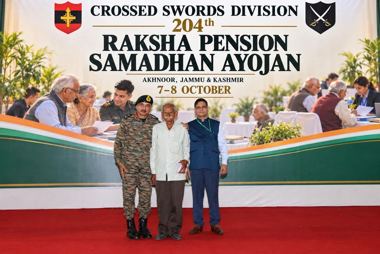 GOC 16 Corps, PCDA Prayagraj inaugurate 20th Raksha Pension Samadhan Ayojan at Akhnoor GOC 16 Corps, PCDA Prayagraj inaugurate 20th Raksha Pension Samadhan Ayojan at Akhnoor