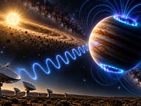A planet 64 light-years away is sending radio signals; astronomers trace their source to auroras on the distant world |