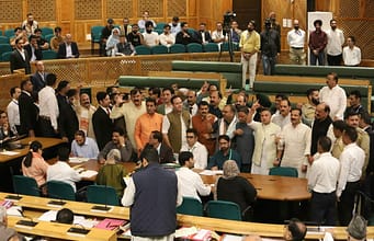 Question Hour disrupted as BJP, ruling benches trade slogans in J&K assembly