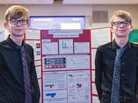 Meet Henry and Jack Grover, the Riverside twins whose wildfire-inspired hydrogel kept hot material from reigniting nine times longer than water