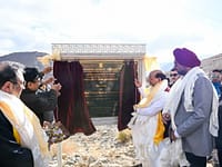 LG Saxena lays foundation stones for two water reservoirs in Kargil’s Sodh block
