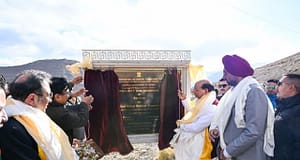 LG Saxena lays foundation stones for two water reservoirs in Kargil’s Sodh block