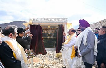 LG Saxena lays foundation stones for two water reservoirs in Kargil’s Sodh block