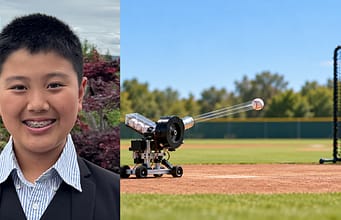 Meet Andrew Sun-Zhuang, the Washington baseball player who built a $260 AI pitching machine with 94% strike accuracy and reached a national STEM final |