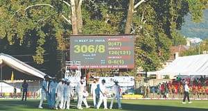 Smaran’s century puts Rest of India in command after J&K fightback