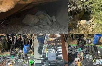 Police recover huge cache of arms, ammunition in Sopore forests