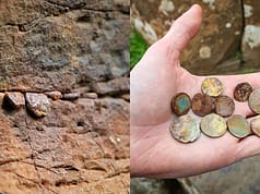 For years, visitors placed coins in the cracks of Giant’s Causeway for good luck; now more than 20 kilos are being removed to protect the World Heritage Site from crumbling