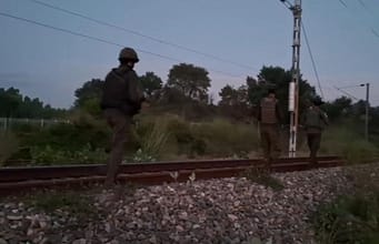 Police, GRP conduct joint patrol along railway track in Samba