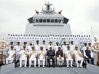 Vice-President commissions Navy’s 1st indigenous multi-purpose vessel INS Samarthak