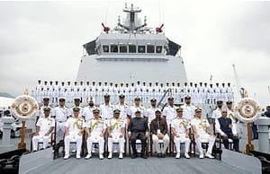 Vice-President commissions Navy’s 1st indigenous multi-purpose vessel INS Samarthak