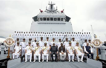 Vice-President commissions Navy’s 1st indigenous multi-purpose vessel INS Samarthak