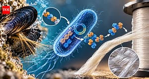 Scientists engineered bacteria to make stronger silk fibres using mussel protein fragments, boosting tensile strength by up to 345% |