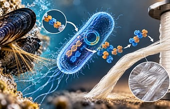 Scientists engineered bacteria to make stronger silk fibres using mussel protein fragments, boosting tensile strength by up to 345% |