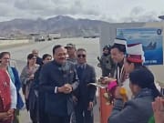 CJI Surya Kant gets traditional welcome in Ladakh