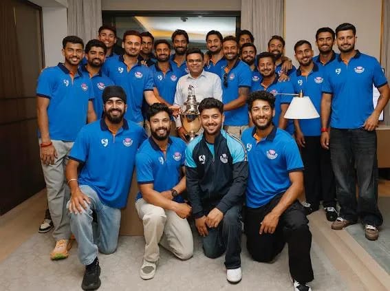 BCCI congratulates J&K Team on historic Ranji Trophy triumph 1 'Proud milestone for cricket in the region': BCCI congratulates J&K Team on historic Ranji Trophy triumph