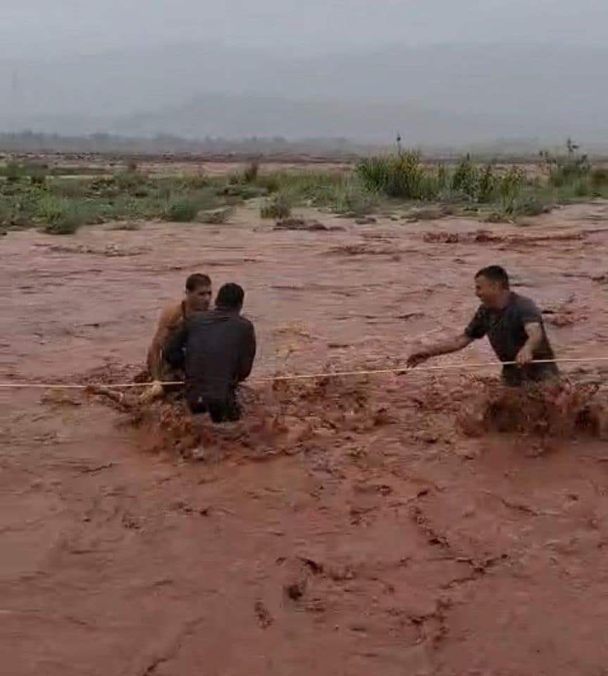Police rescue two persons from flash flood in Kathua Police rescue two persons from flash flood in Kathua