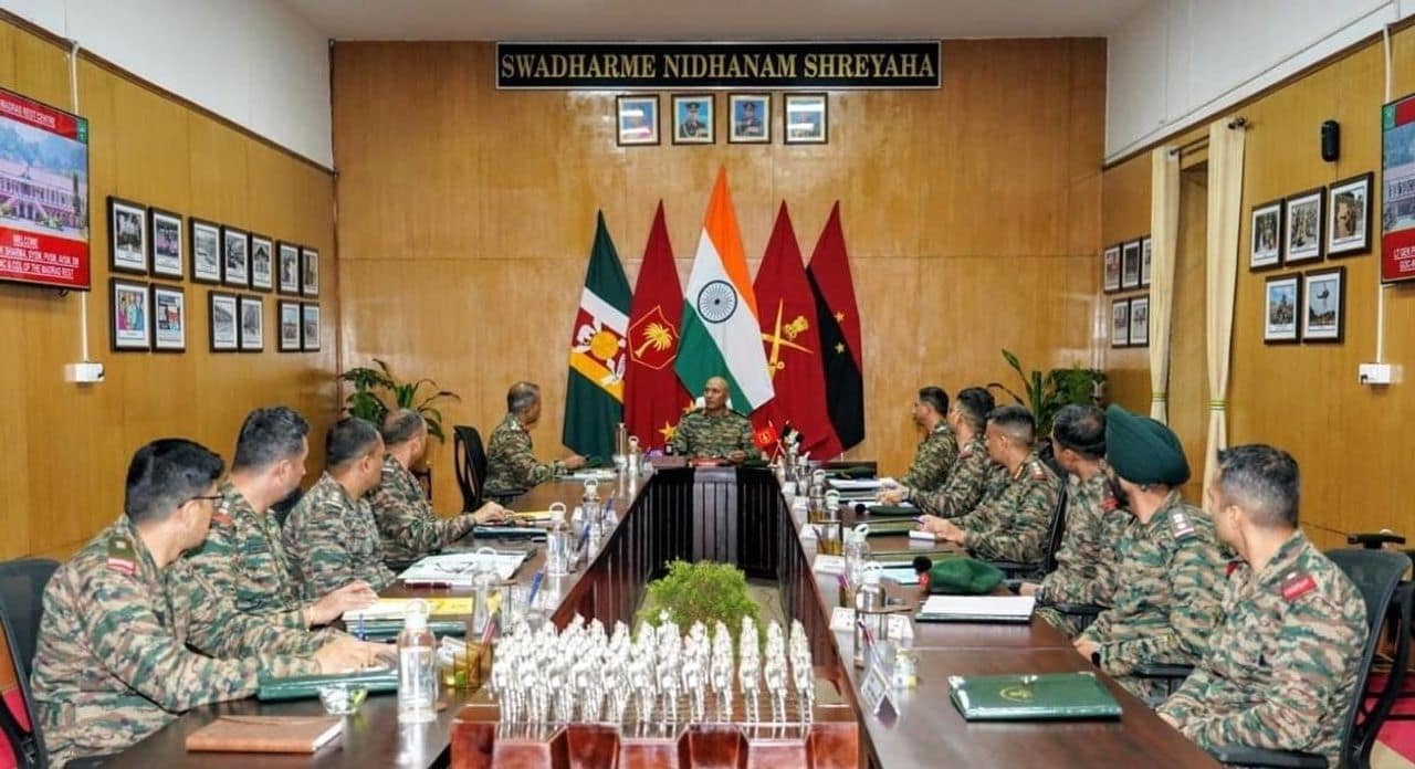 Northern Army Commander reviews training, welfare measures at Madras Regimental Centre Northern Army Commander reviews training, welfare measures at Madras Regimental Centre