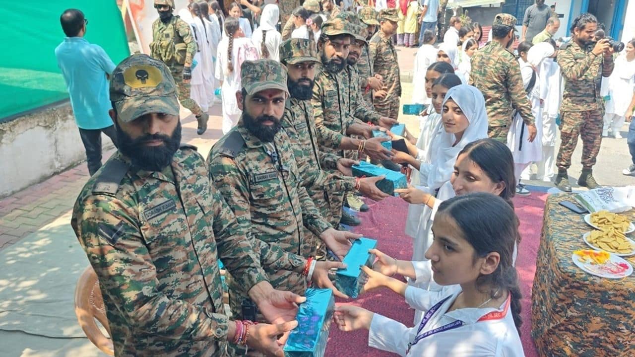 Ramban daughters celebrate festival with Army soldiers Ramban daughters celebrate festival with Army soldiers