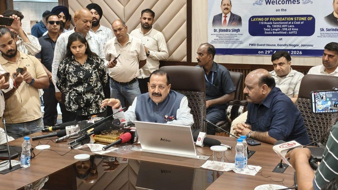 Improved roads in challenging hilly J&K terrains to bolster anti-terror operations: Jitendra Singh Improved roads in challenging hilly J&K terrains to bolster anti-terror operations: Jitendra Singh