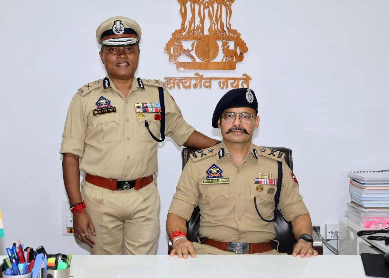 Tejinder Singh takes charge as IGP Jammu Zone Tejinder Singh takes charge as IGP Jammu Zone