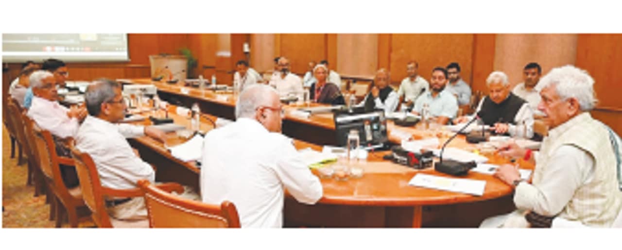 LG Sinha chairs 37th Executive Council Meeting of Shri Mata Vaishno Devi University LG Sinha chairs 37th Executive Council Meeting of Shri Mata Vaishno Devi University