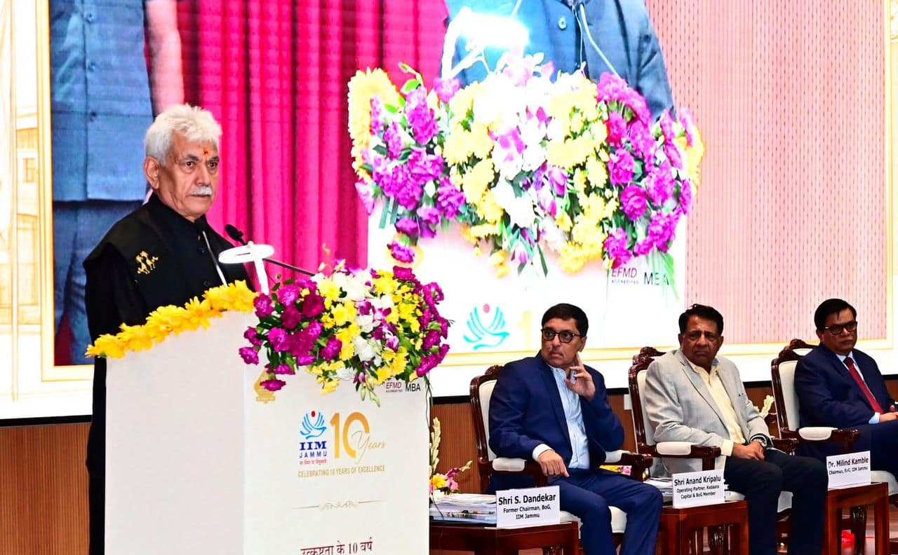 IIM Jammu will earn global recognition and respect in next decade: Lieutenant Governor IIM Jammu will earn global recognition and respect in next decade: Lieutenant Governor